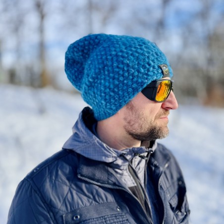 A10. Czapka z alpaki meloBLUE